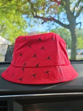 Jordan Boys Youth‎ Bucket Hat Red Black New